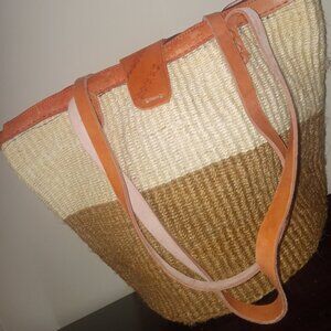 Large Sisal Kiondo Kenyan bag